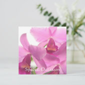 Orchideeën All-Occasion Invites/ Kaart (Staand voorkant)