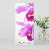 Orchideeën/All-Occasion Personalized Invites Kaart (Staand voorkant)