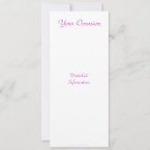 Orchideeën/All-Occasion Personalized Invites Kaart (Achterkant)