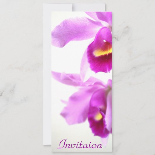 Orchideeën/All-Occasion Personalized Invites Kaart (Voorkant)