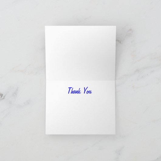 Orchideeën Bedankkaart (Binnen)