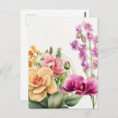 Orchideeën Blast Briefkaart (Voorkant / Achterkant)