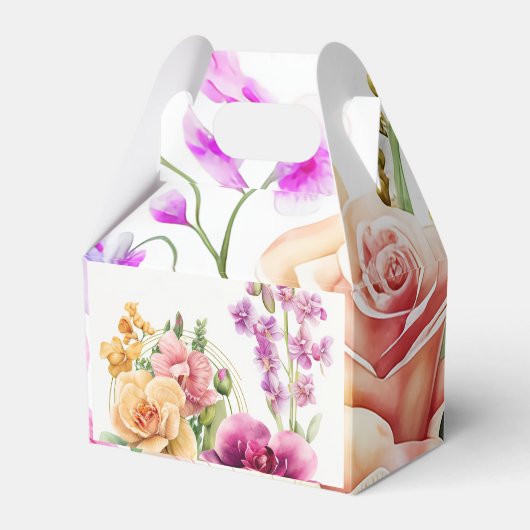 Orchideeën Blast Favor Box Bedankdoosjes (Voorkant Zijde)