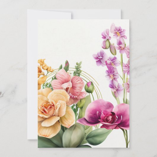 Orchideeën Blast Kaart (Voorkant)