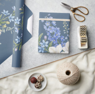 Orchideeën Bloemboeket, Aquarel Bloemen Cadeaupapier