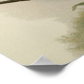 Orchideeën Blooming Flower Old Illustration Poster (Hoek)