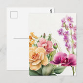 Orchideeën Bomblast Briefkaart (Voorkant / Achterkant)