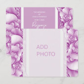 Orchideeën bruiloft foto QR behuizing Kaarten (Voorkant / Achterkant)