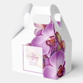 Orchideeën bruiloft gunst box bedankdoosjes (Voorkant)