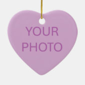 Orchideeën bruiloft Jubileum Foto Ornament (Achterkant)