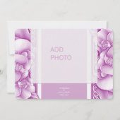 Orchideeën Bruiloft Sierlijk Bewaar De Datum Foto Save The Date (Achterkant)