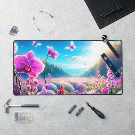 Orchideeën Bureaumat (Werkstation)