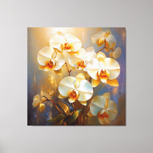 Orchideeën Canvas Afdruk (Voorkant)
