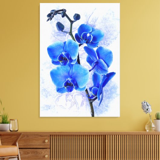 Orchideeën Canvas Afdruk (Insitu (Woonkamer))