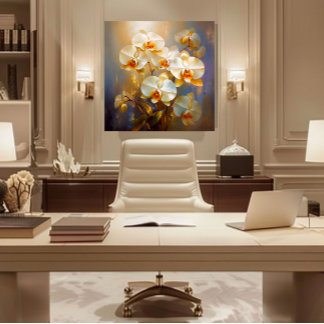 Orchideeën Canvas Afdruk