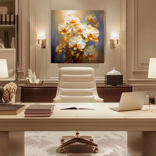 Orchideeën Canvas Afdruk