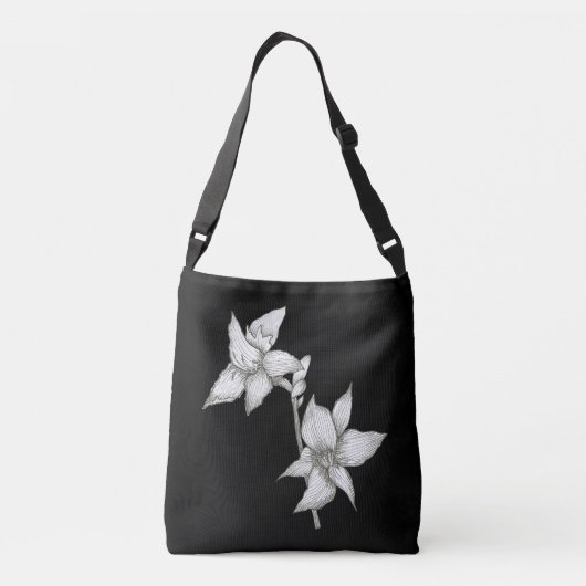 Orchideeën Crossbody Tas (Achterkant)