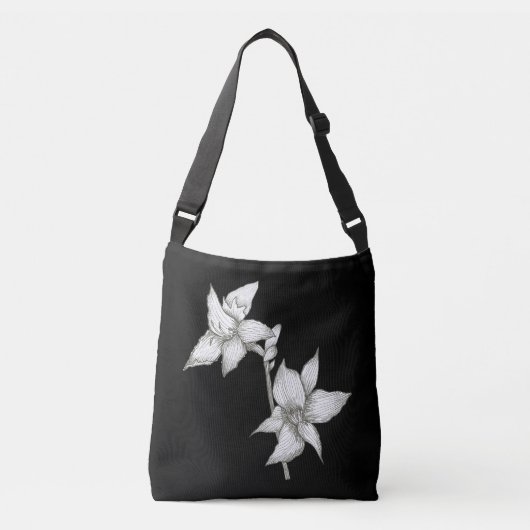 Orchideeën Crossbody Tas (Voorkant)