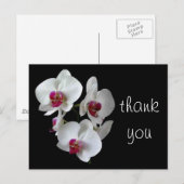 Orchideeën: Dank je wel! Briefkaart (Voorkant / Achterkant)