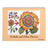 Orchideeën en andere bloemen kalender (Hoes)
