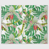 Orchideeën en Floral Cadeaupapier (Vlak)