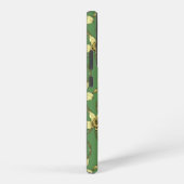 Orchideeën en kettingen, geel en geelgroen samsung galaxy hoesje (Rechterkant)