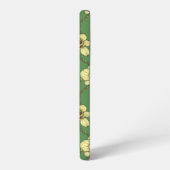 Orchideeën en kettingen, geel en geelgroen samsung galaxy hoesje (Linkerkant)