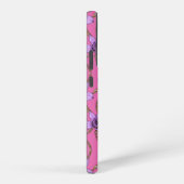 Orchideeën en kettingen, violet en roze samsung galaxy hoesje (Rechterkant)