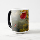 Orchideeën en kolibrie kop (Voorkant links)