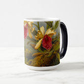 Orchideeën en kolibrie kop (Voorkant rechts)