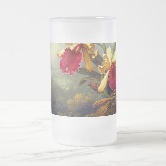 Orchideeën en kolibrie kop (Center)