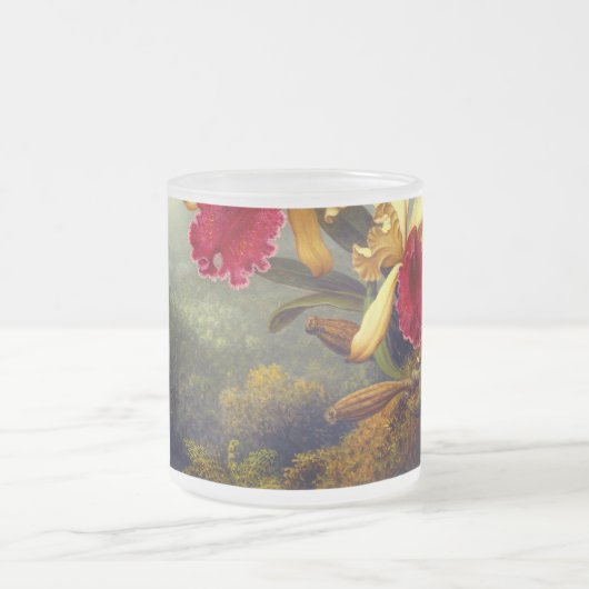 Orchideeën en kolibrie kop (Center)