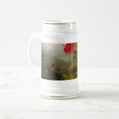 Orchideeën en kolibrie kop (Voorkant links)