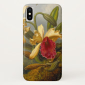 Orchideeën en kolibrie kop Case-Mate iPhone case (Achterkant)
