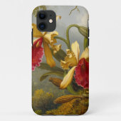 Orchideeën en kolibrie kop Case-Mate iPhone case (Achterkant)