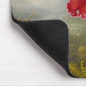 Orchideeën en kolibrie kop muismat (Hoek)