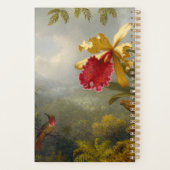 Orchideeën en kolibrie kop planner (Achterkant)