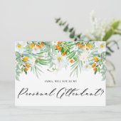 Orchideeën en Kumquats zijn mijn persoonlijke bege Kaart (Staand voorkant)