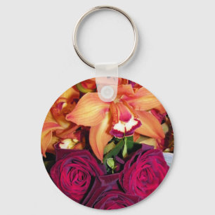 Orchideeën en Rozen_ Sleutelhanger