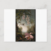 Orchideeën en Spray Orchids met Hummingbird van Ma Briefkaart (Voorkant)