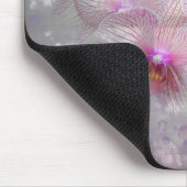 Orchideeën en vlinder op vensterschaduw muismat (Hoek)