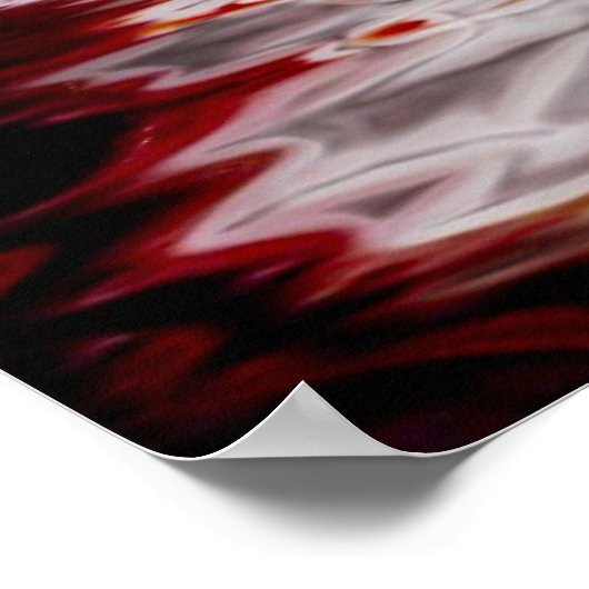 Orchideeën en vlinderdruk poster (Hoek)