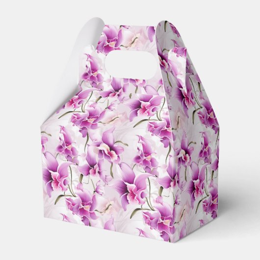 Orchideeën Feestcadeautjes Doos Bedankdoosjes (Voorkant Zijde)
