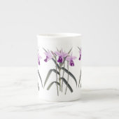 Orchideeën Floral Botanical Bone China Mok (Voorkant)