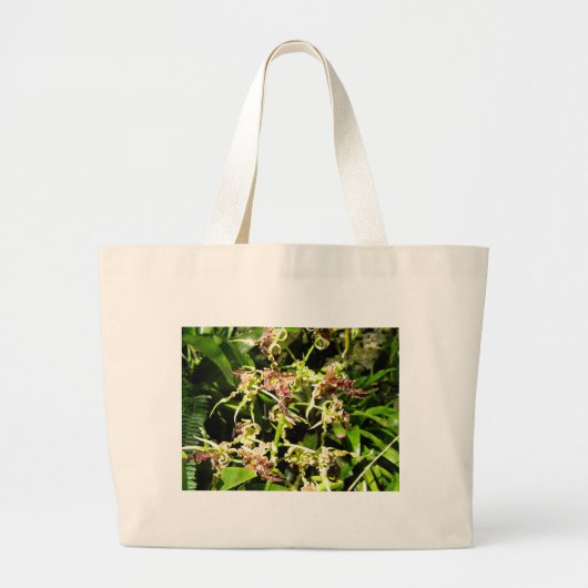 Orchideeën Grote Tote Bag (Voorkant)