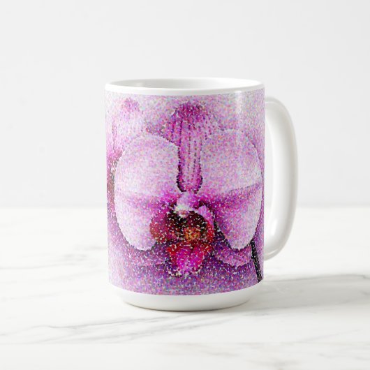 Orchideeën Hemel Serenade Koffiemok (Voorkant rechts)