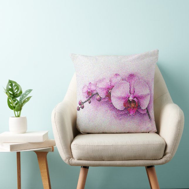 Orchideeën Hemel Serenade Kussen (Stoel)