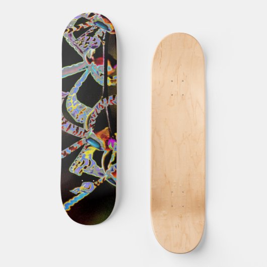 Orchideeën ii persoonlijk skateboard (Voorkant)