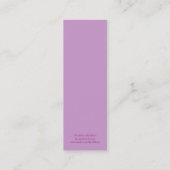 Orchideeën in het Rijnse Bladwijzer Mini Visitekaartje (Achterkant)