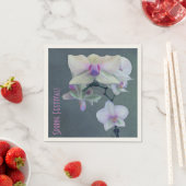 Orchideeën in Paarse tinten Servet (Insitu)